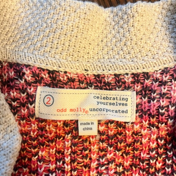 Odd Molly Rose and Butterfly Off White Cardigan - Picture 4 of 16
